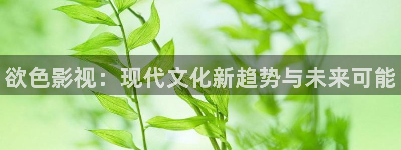泡泡洗衣片：欲色影视：现代文化新趋势与未来可能